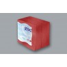 2400 Servilletas de Papel 40x40 2 Capas color Rojo