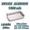 Envase aluminio Lasaña 590cc