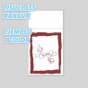 Servilletas personalizadas con logo, ejemplo 1 tinta Tisuclass kangur