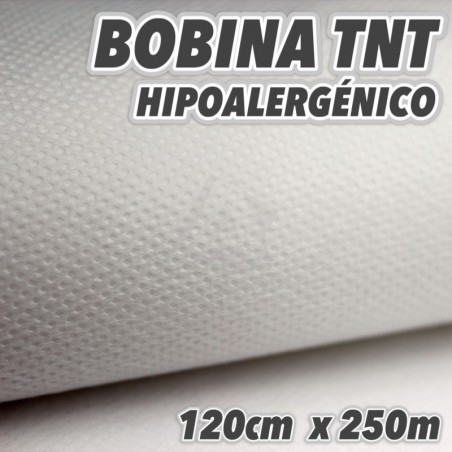 Bobina No tejido 50grs/m2 120cm x 250m Blanco