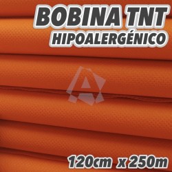 Bobina No tejido 50grs/m2 120cm x 250m color Naranja 300m2