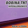 BOBINA VIOLETA SPUNBOND TNT 60grs/m2 40cm x 250m Polipropileno 100%