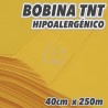 BOBINA AMARILLA SPUNBOND TNT 60grs/m2 40cm x 250m Polipropileno 100%