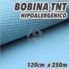 Bobina de Polipropileno Spunbond TNT 50grs 250m color Celeste