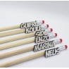 lápices personalizados con el nombre del niño o niña para regalar en comunión o cumpleaños