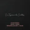 Servilletas de cóctel 2 capas personalizadas color negro a 1 color