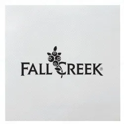 Servilleta blanca personalizada para eventos a 1 color calidad punta punta