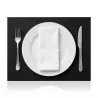 Manteles Negros Individuales de polipropileno 50grs/m2 30x40cm, caja de 500 uds