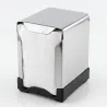 Servilletero profesional de acero inoxidable para servilletas de barra Mini Servis 17x17