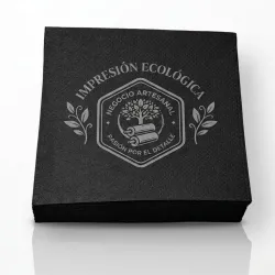 servilletas de coctel negras personalizadas con logo, impresión respetuosa con el medio ambiente