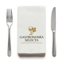 Servilletas 30x40 airlaid personalizadas a todo color 1/6 pliegue americano