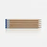 lápices de madera personalizados, goma azul.