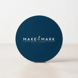 Posavasos de cartón personalizados desde 25 unidades con impresión digital CMYK