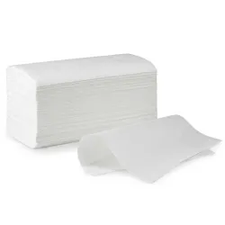 Toallas zig zag de papel secamanos con gofrado de mano