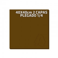 Servilleta de Papel 40x40 2 Capas Marrón Chocolate