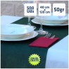 500 CAMINOS DE MESA VERDE OSCURO 40x120cm y envío 24h gratis